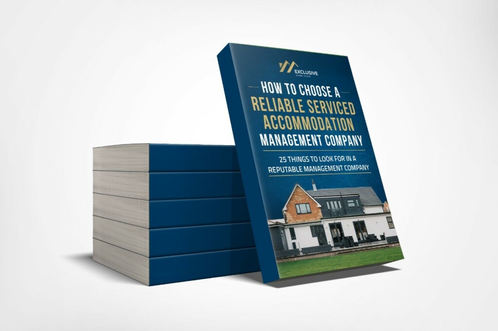 3D mockup design of e-book 25 Tips to look for in a SA management company